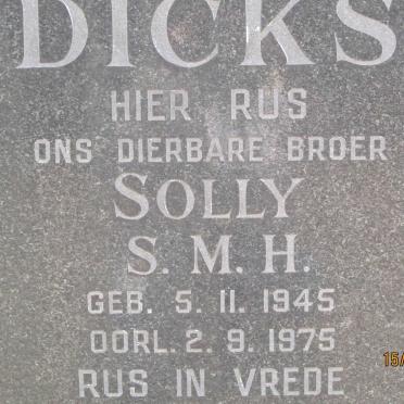 DICKS S.M.H. 1945-1975
