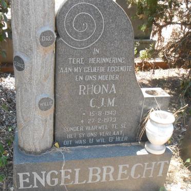 ENGELBRECHT Rhona C.J.M. 1943-1973