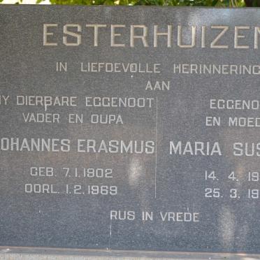 ESTERHUIZEN Johannes Erasmus 1902-1969 &amp; Maria Susanna 1904-1975