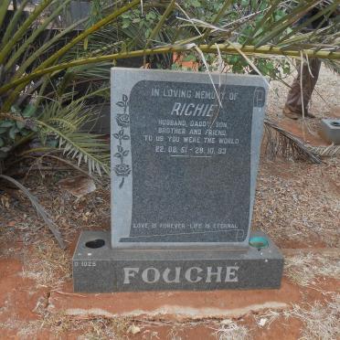 FOUCHÉ Richie 1951-1993