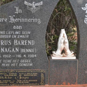FLANAGAN J.A.P. 1924-1991 &amp; J.C.E. 1930- FLANAGAN Petrus Barend 1962-1984 :: FLANAGAN Pikkie 1950-2002