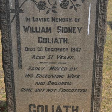 GOLIATH William Sidney -1947