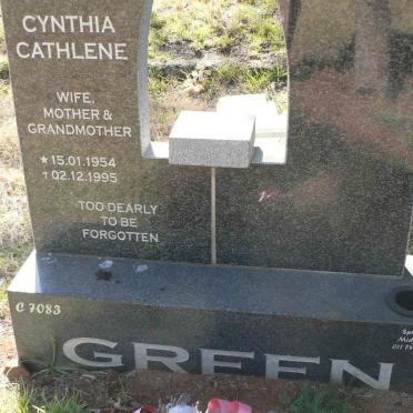 GREEN Cynthia Cathlene 1954-1995