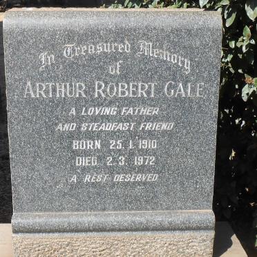 GALE Arthur Robert 1910-1972