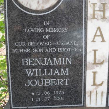 HALL Benjamin William Joubert 1975-2001