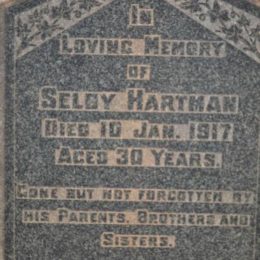 HARTMAN Selby -1917