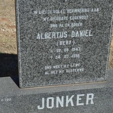 JONKER Albertus Daniël 1947-1996