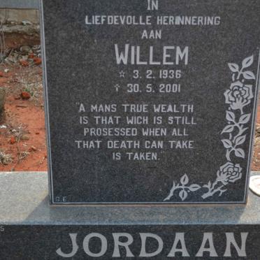 JORDAAN Willem 1936-2001