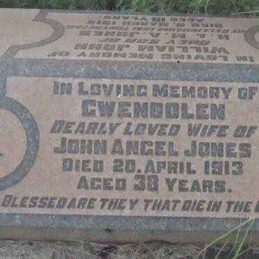JONES Gwendolen -1913 :: JONES William John -1915