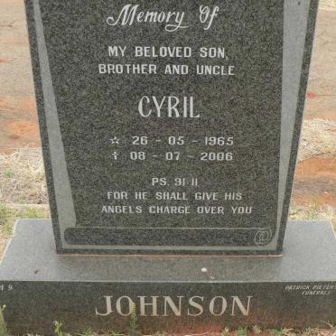 JOHNSON Cyril 1965-2006