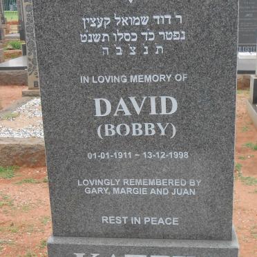 KATZIN David 1911-1998