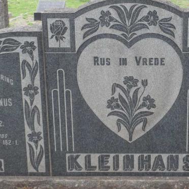 KLEINHANS Adriaan Stephanus 1892-1952 &amp; Anna Jacoba BOTHA 1891-1955