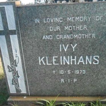 KLEINHANS Ivy -1973