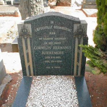 KOEKEMOER Cornelis Hermanus 1893-1954