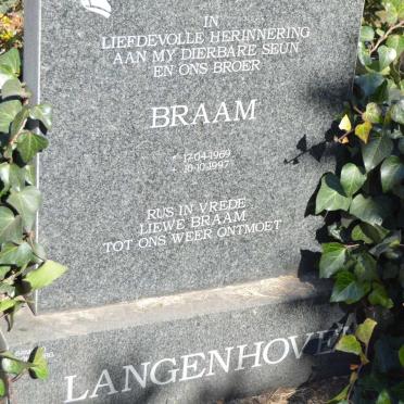 LANGENHOVEN Braam 1969-1997
