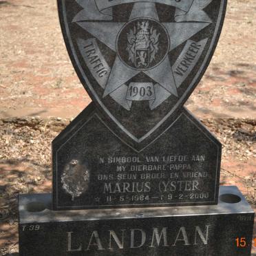 LANDMAN Marius 1964-2000