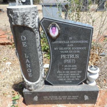 LANGE Petrus, de 1951-2000