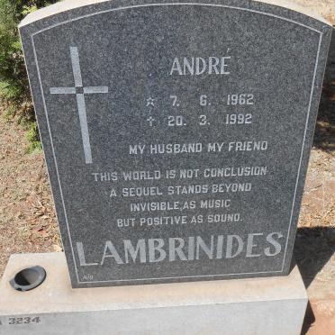 LAMBRINIDES André 1962-1992