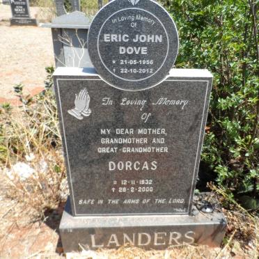 LANDERS Dorcas 1932-2000 :: DOVE Eric John 1956-2012