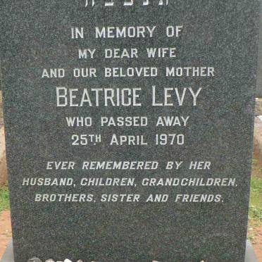 LEVY Beatrice -1970
