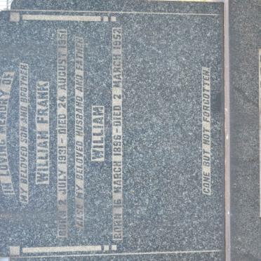 LEGSDIN William 1896-1952 :: LEGSDIN William Frank 1931-1951