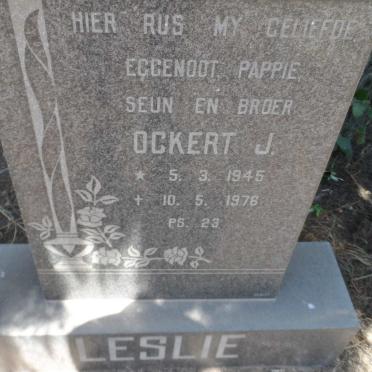 LESLIE Ockert J. 1945-1976