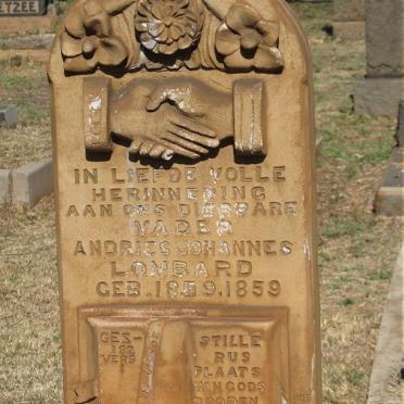 LOMBARD Andries Johannes 1859-19?0
