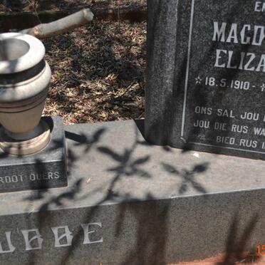 LUBBE Magdalena Elizabeth 1910-1995