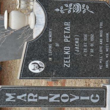 MARINOVIC Zelko Petar 1956-1992