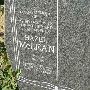 McLEAN Hazel 1932-1998