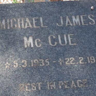 McCUE Michael James 1935-1941