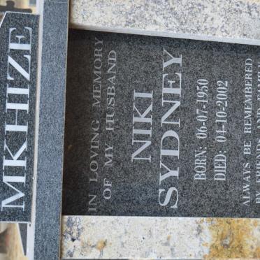 MKHIZE Niki Sydney 1950-2002