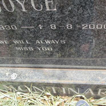 MONTINARO Joyce 1930-2000