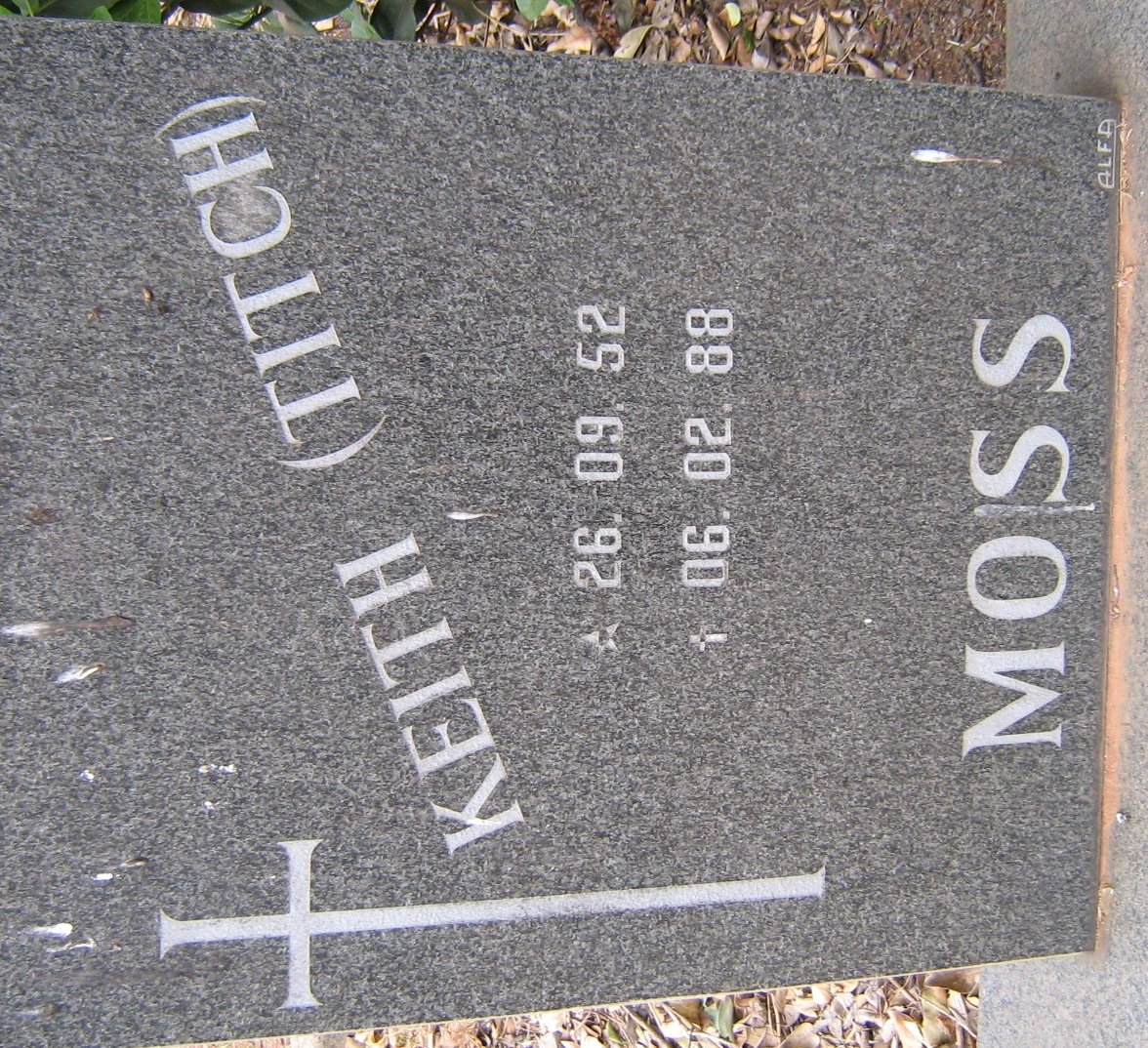 MOSS Keith 1952-1988