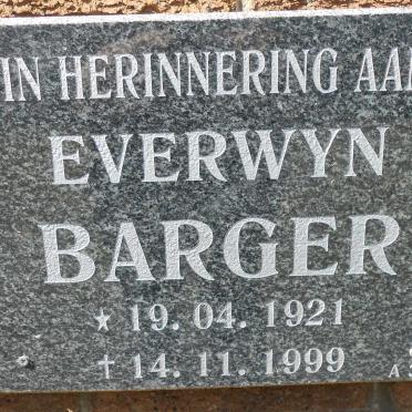 BARGER Everwyn 1921-1999