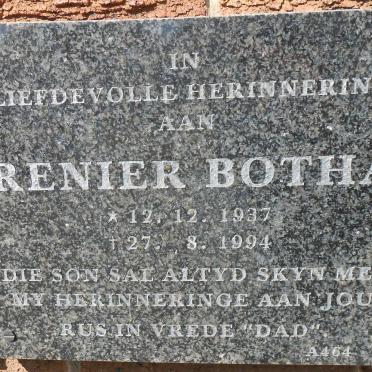 BOTHA Renier 1937-1994