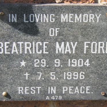 FORD Beatrice May 1904-1996
