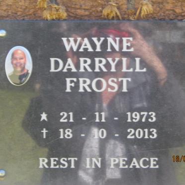 FROST Wayne Darryll 1973-2013