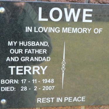 LOWE Terry 1948-2007