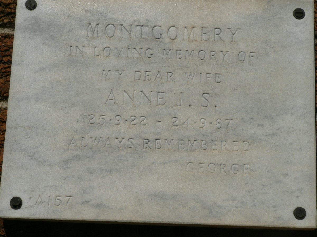 MONTGOMERY Anne J.S. 1922-1987