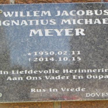 MEYER Willem Jacobus Ignatius Michael 1950-2014