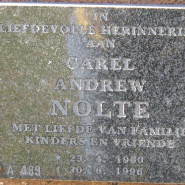 NOLTE Carel Andrew 1960-1996