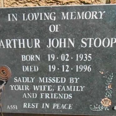STOOP Arthur John 1935-1996