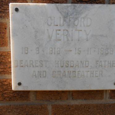 VERITY Clifford 1918-1986