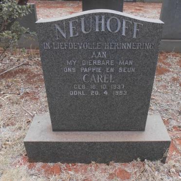 NEUHOFF Carel 1937-1983