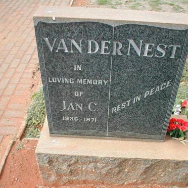 NEST Jan C., van der 1936-1971