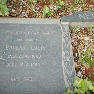 NEL Barend Louis 1883-1960