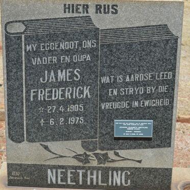 NEETHLING James Frederick 1905-1975 &amp; Johanna Elizabeth STOOP 1911-2001