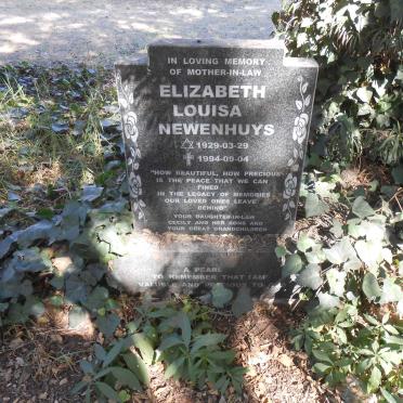 NEWENHUYS Elizabeth Louisa 1929-1994
