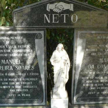 NETO Manuel Pereira Soares 1909-1996 &amp; Maria da Conceicao 1909-1997